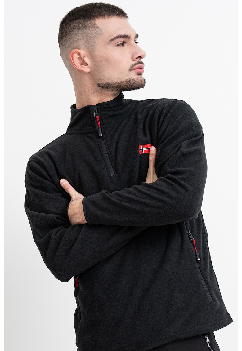 Bluza de trening slim fit cu fermoar Ulysse