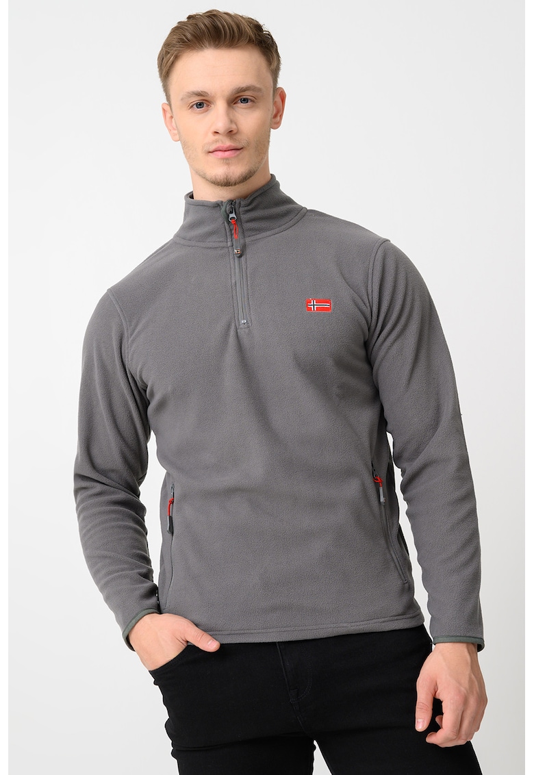 Bluza de trening slim fit cu fermoar Ulysse