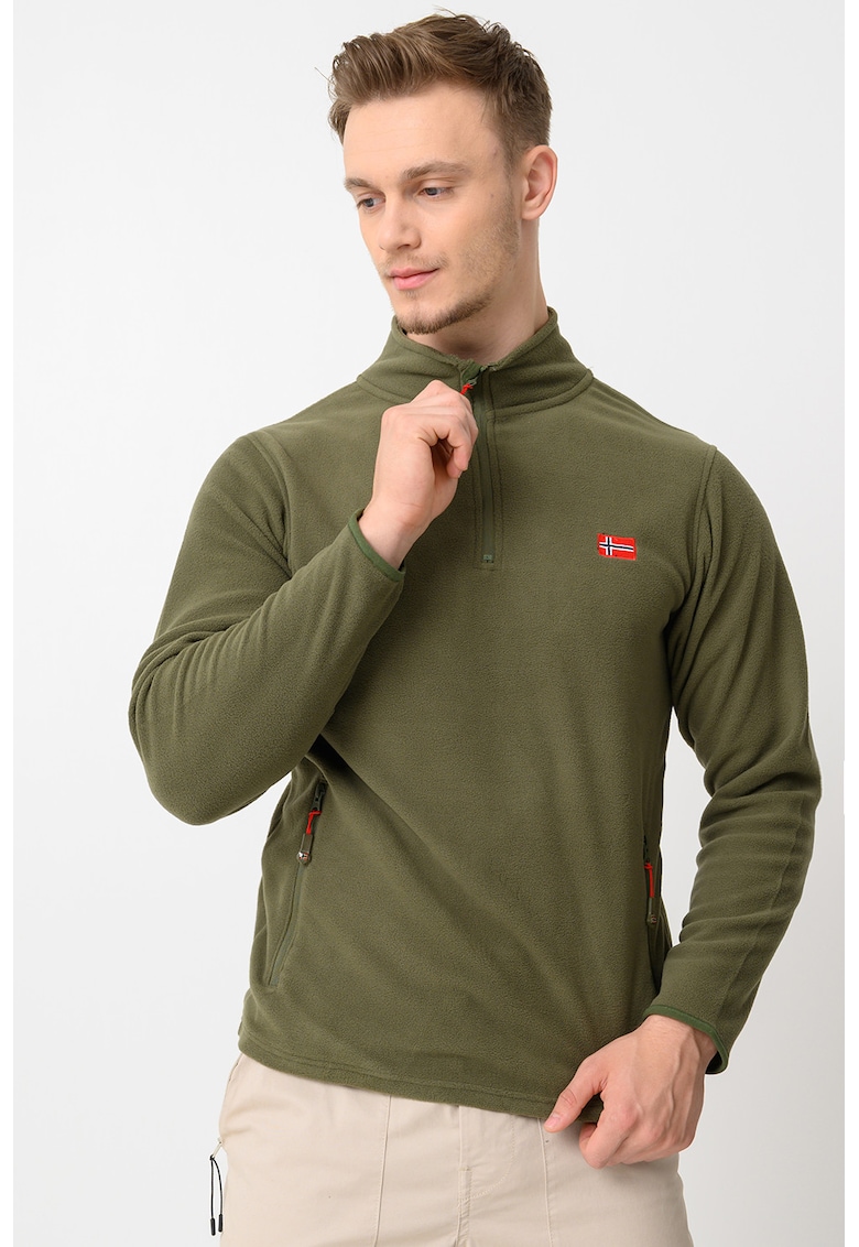 Bluza de trening slim fit cu fermoar Ulysse