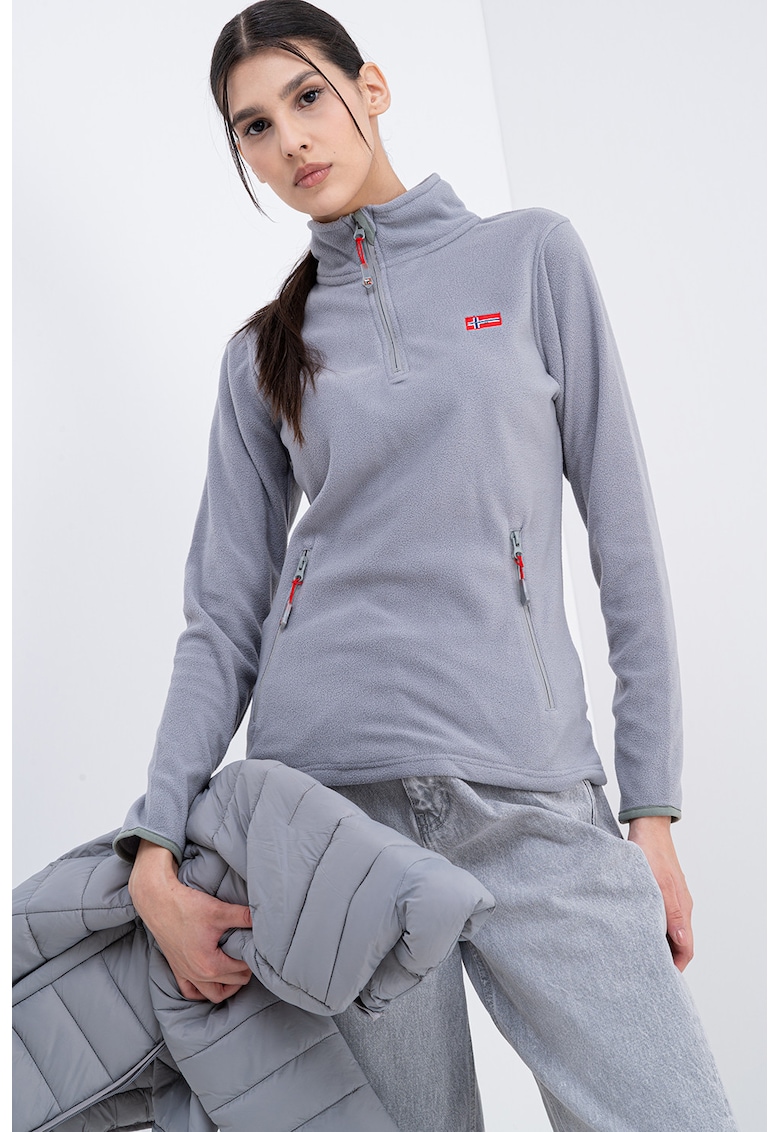 Bluza de trening slim fit cu fermnoar Ulyssia