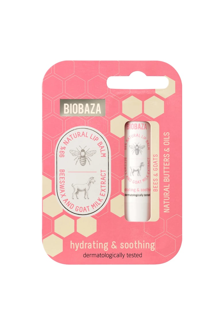 Balsam de buze cu extract de miere si lapte de capra - BEES & GOATS - 4 - 5 g