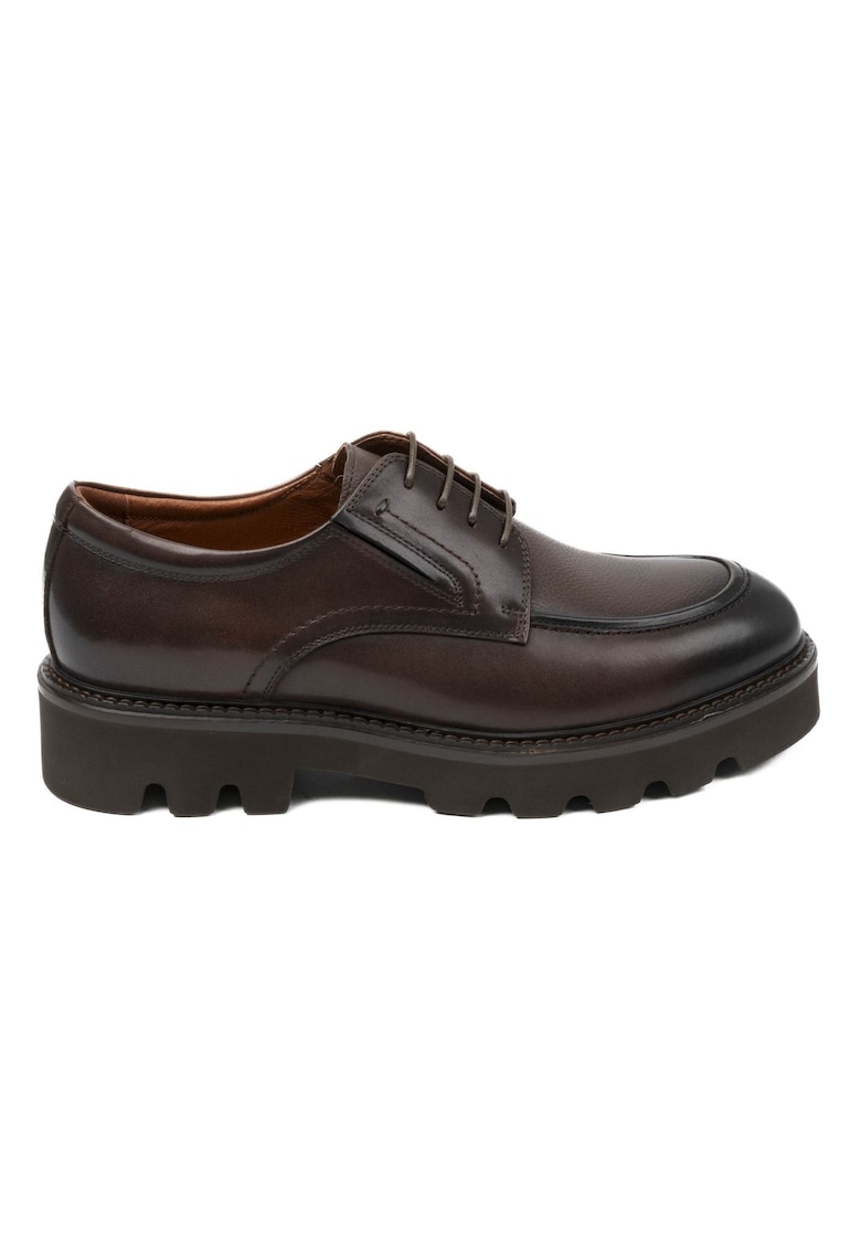 Moris Leather Shoes - Кафяв