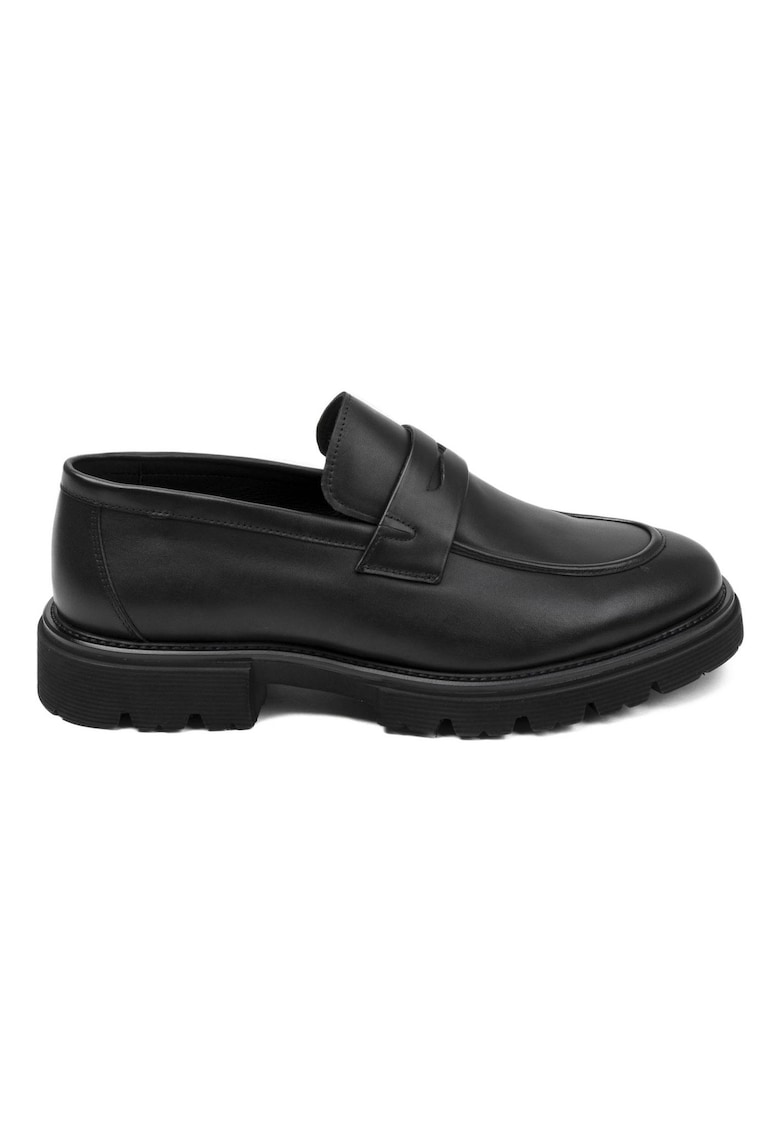 Il Passo Loafers barbati BARI - Negru