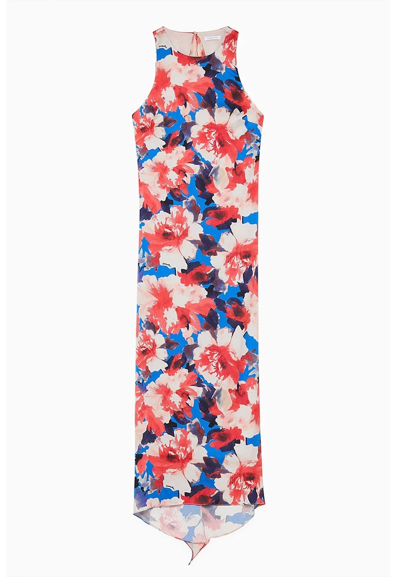 Rochie midi cu model floral