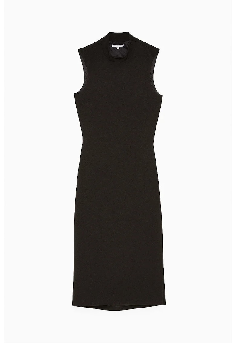 Rochie midi - fara maneci - cu franjuri la spate