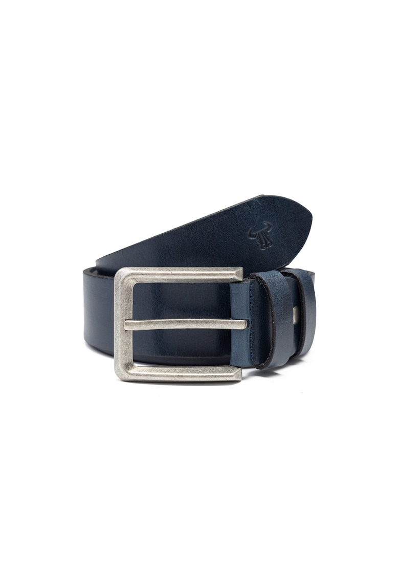 Curea piele barbati - bleumarin - Thick bleumarin
