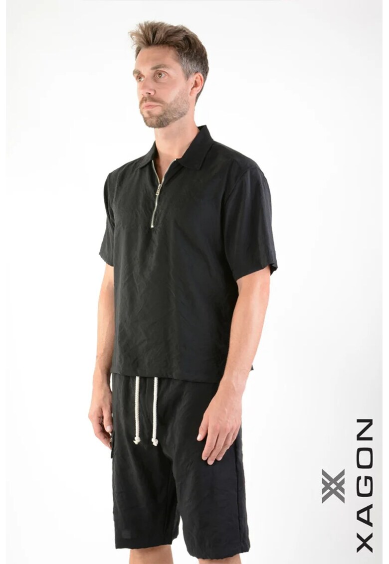 Tricou polo cu fermoar 2BM106X