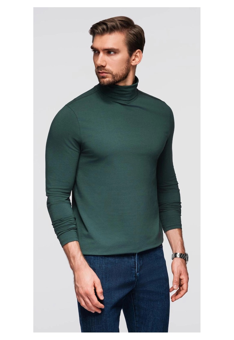 Pulover cu guler inalt si maneci lungi OM-LSCL-0130