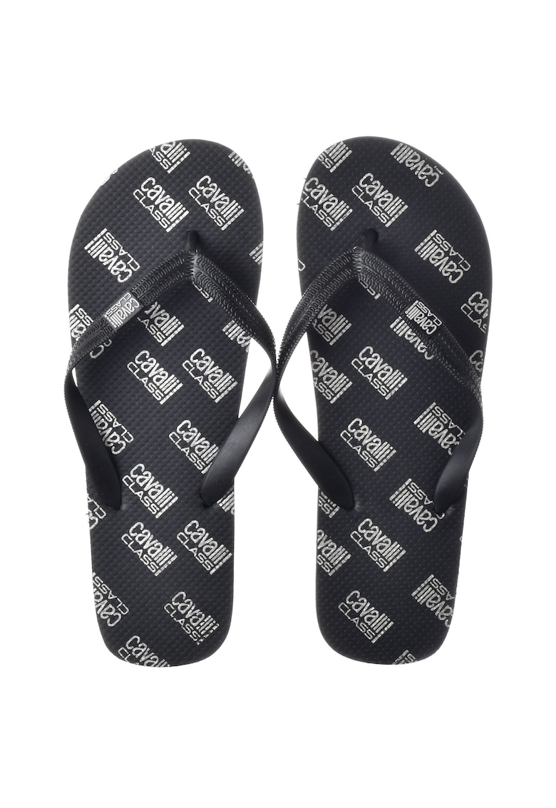 Slapi barbati negru/alb -