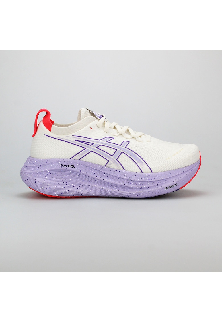 Pantofi sport dama - GEL-NIMBUS 27 TOKYO - alb si violet - textil