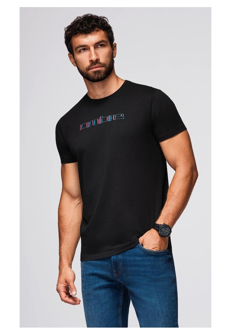 Tricou cu broderie logo