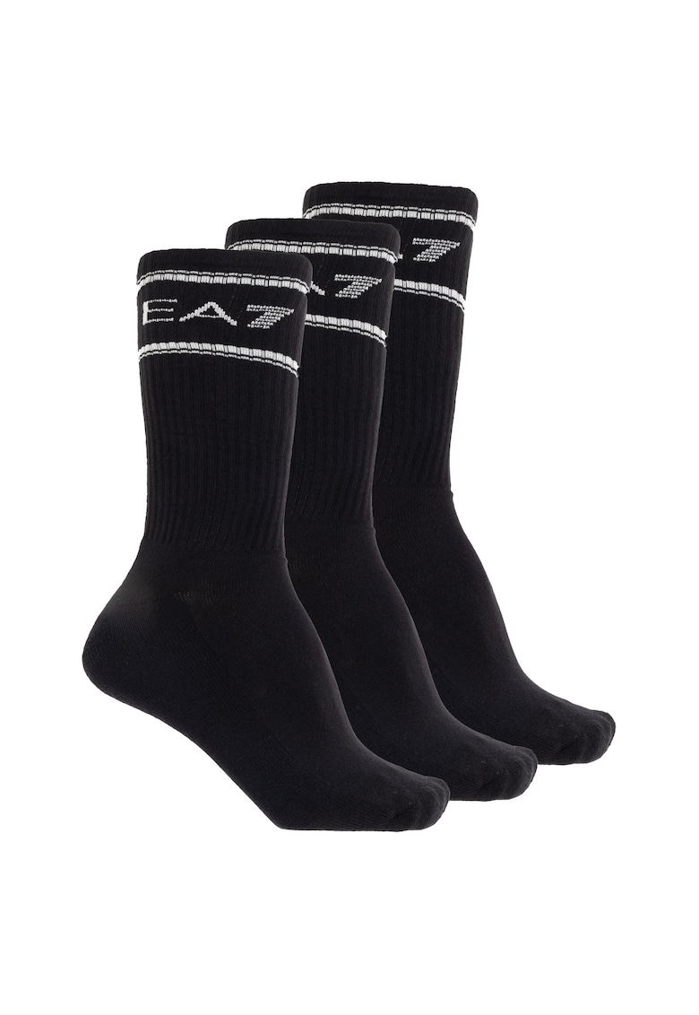 Sosete Emporio Armani SOCKS TRAIN NEW 3PACK 7X000381AF18572MC419