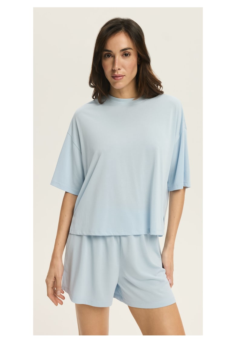 Esotiq Tricou dama Ruth Albastru deschis - Albastru