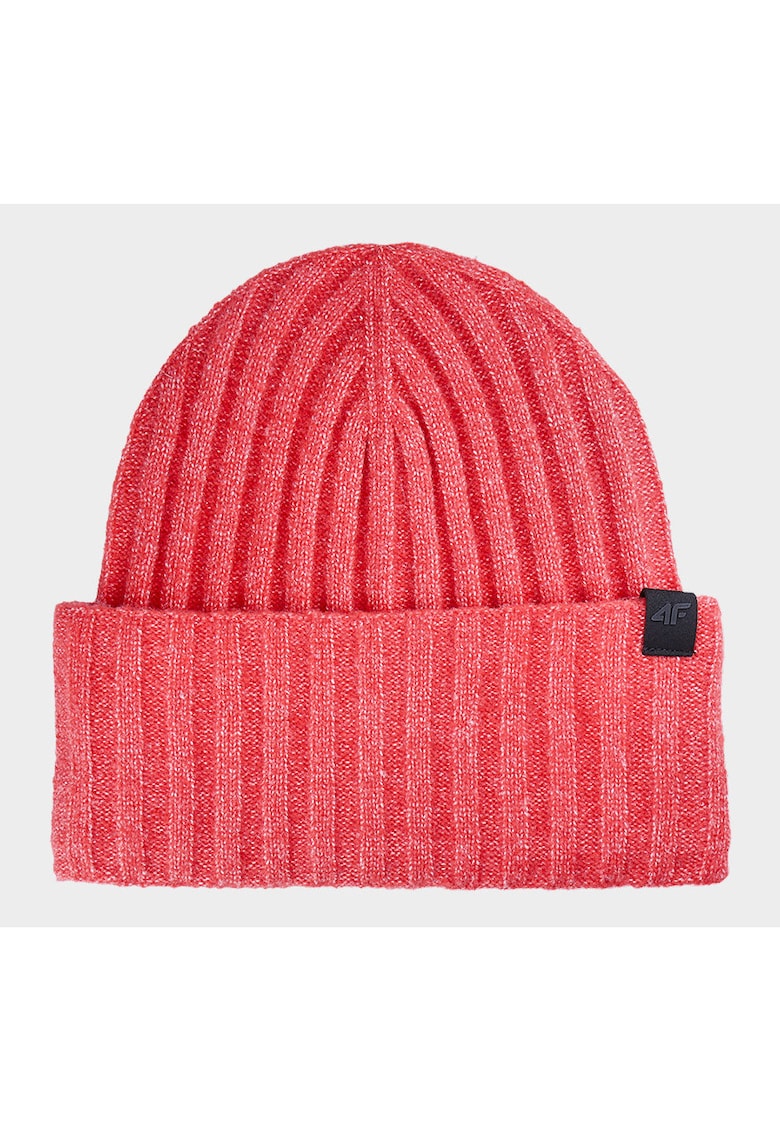 Caciula de Iarna Beanie pentru Femei Sintetic si Elastic - Rosu - SPORTSTYLE - Sezon AW24