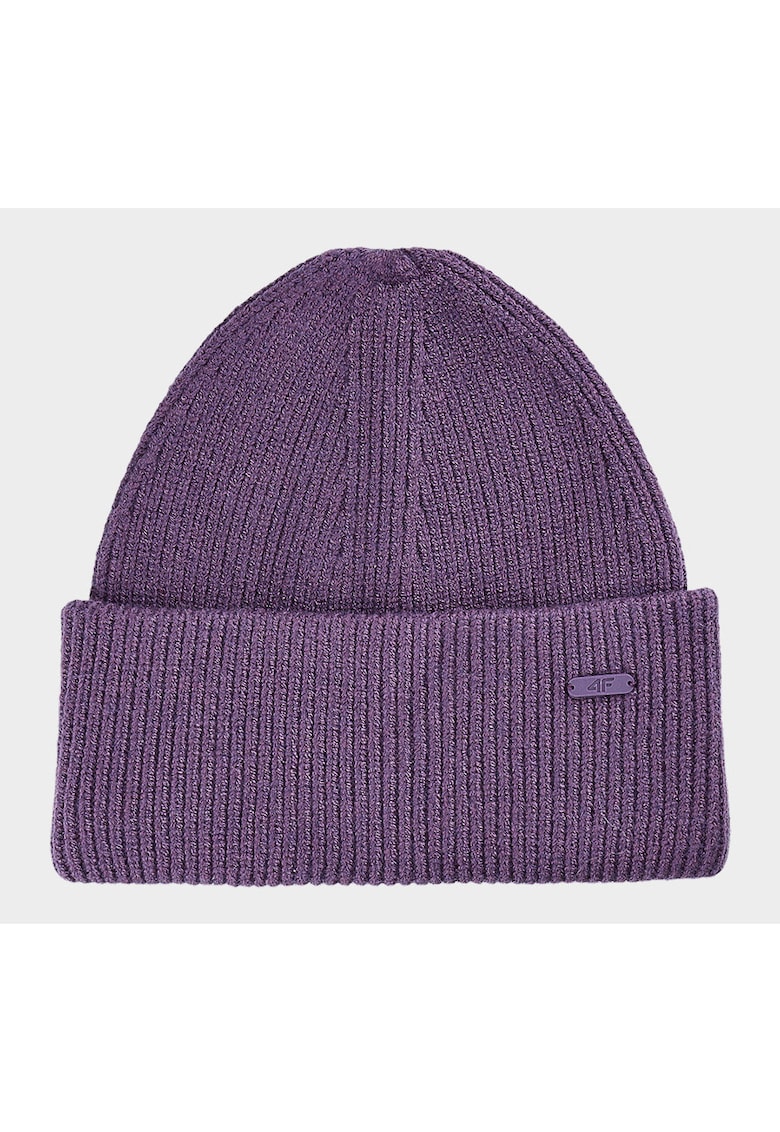 Caciula Beanie Violet Intunecat de Iarna pentru Femei - Confort si Stil Sportiv