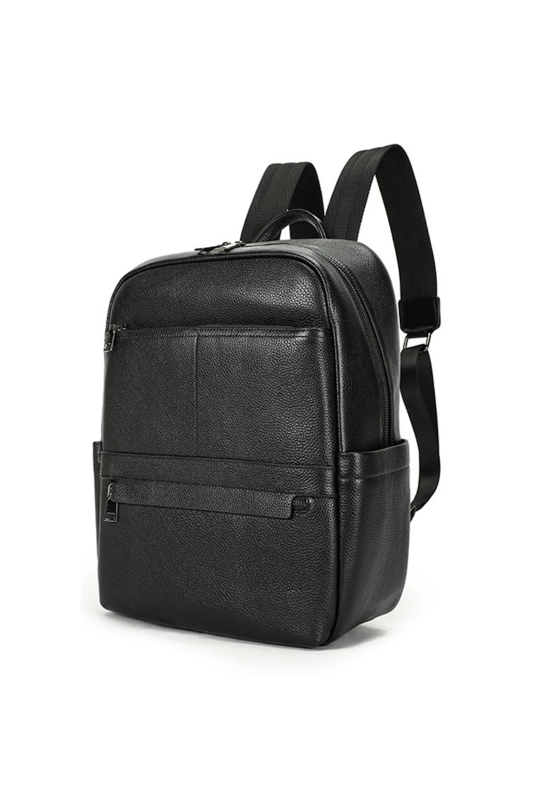 Rucsac Urban - Calatorii din Piele Naturala - Industry - negru