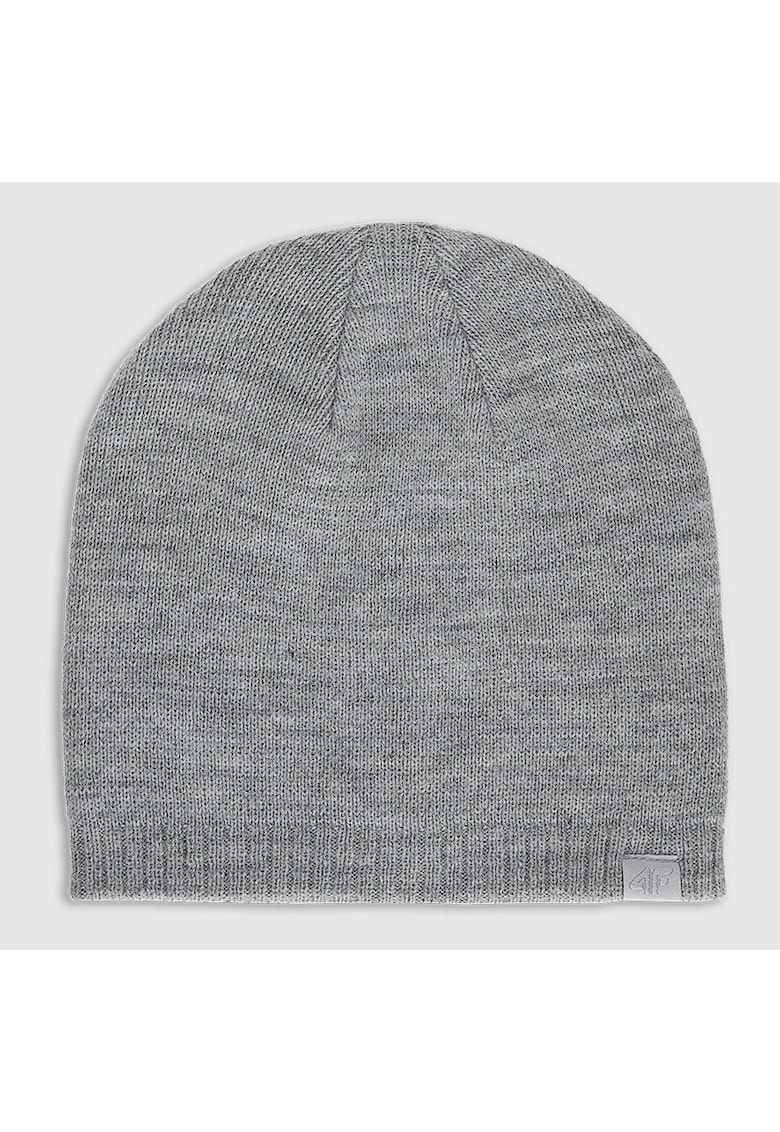 Caciula Beanie Unisex Grey Sportstyle Material Acril - Marime Universala - Confortabila pentru Activitati Outdoor