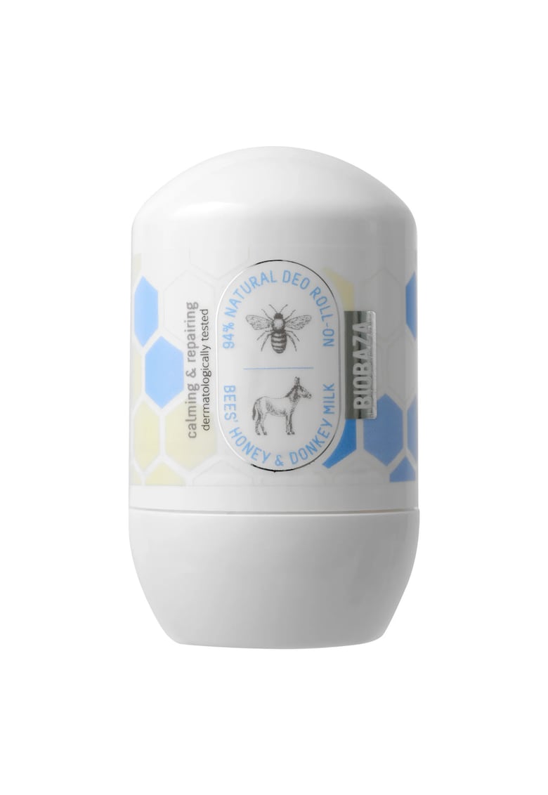 Deodorant roll-on cu extract de miere si lapte de magarita - BEES & DONKEYS - 50 ml