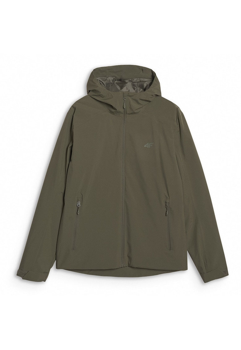 Geacă tehnică pentru bărbați - Kaki - impermeabilă - glugă integrată - NeoDry 5000