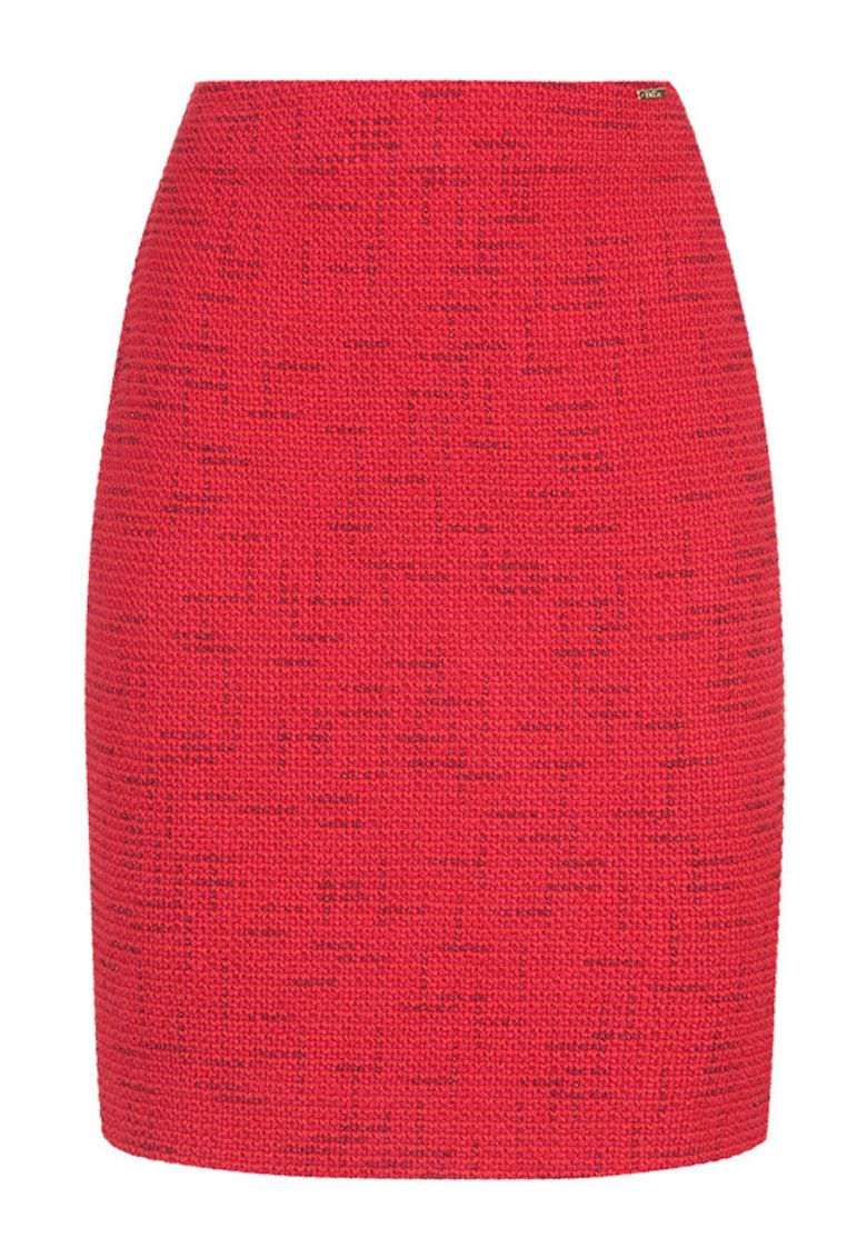 Fusta dreapta din tweed