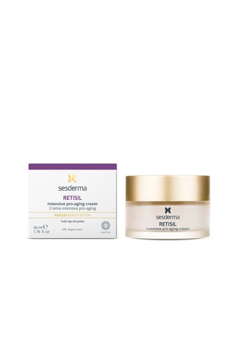 Crema Pro-Aging fermitate vizibila si tonus crescut - formula cu Vitamina A pentru reducerea ridurilor - textura non-grasa - 50 ml