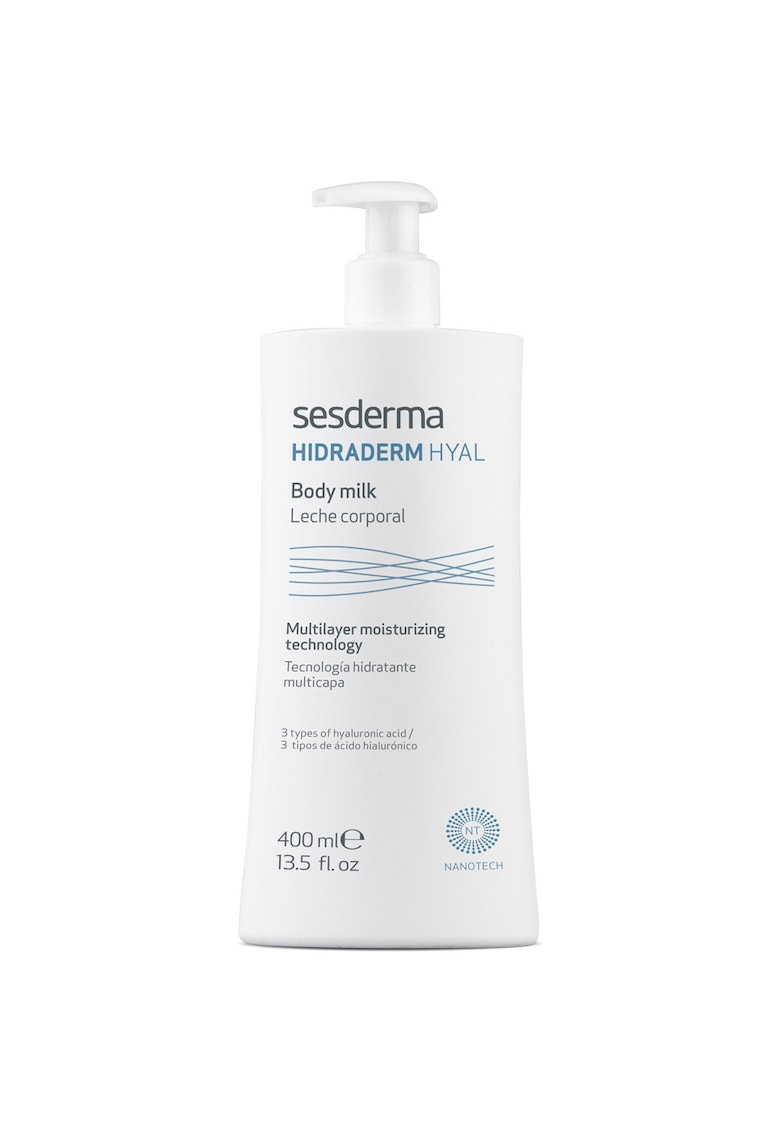Lapte de corp hidratant HIDRADERM HYAL - cu 3 tipuri de acid hialuronic - 400 ml