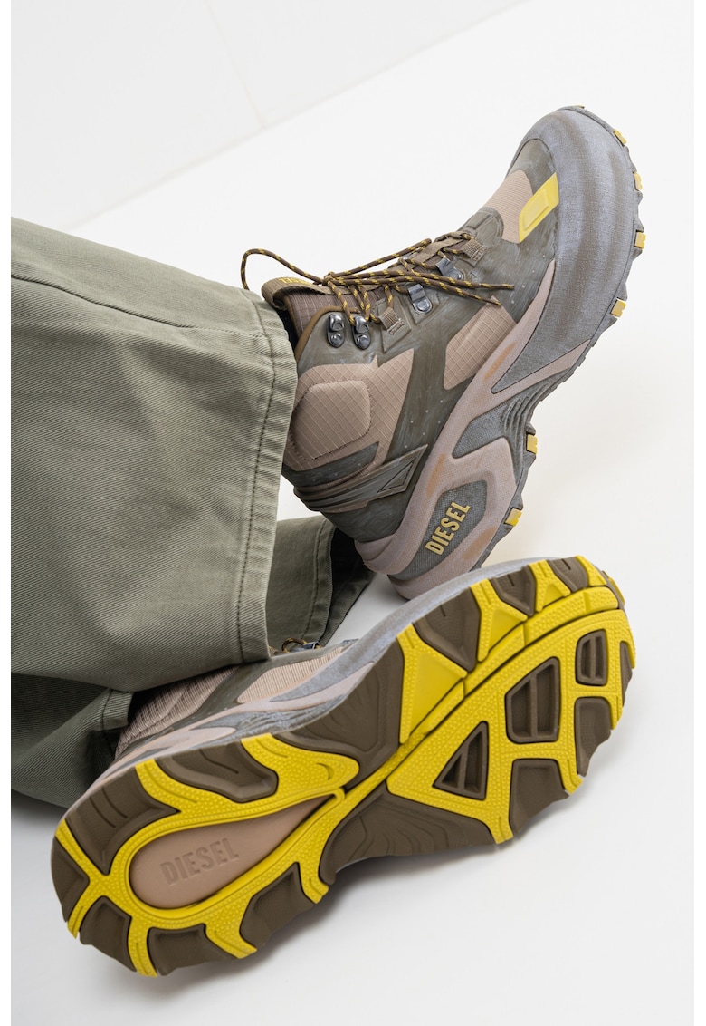 Ghete pentru drumetii Cage - Gri deschis/Verde deschis