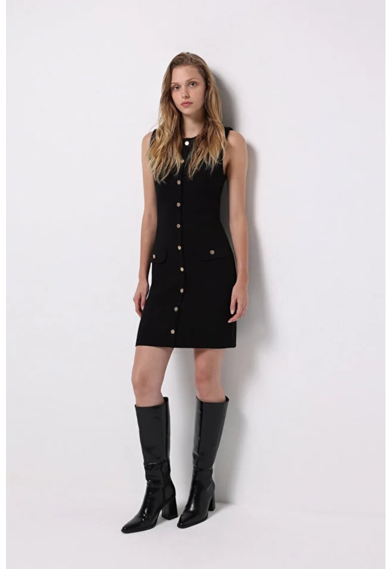 Rochie De Dama Negru Regular Fit Cl1075506 8684112827995