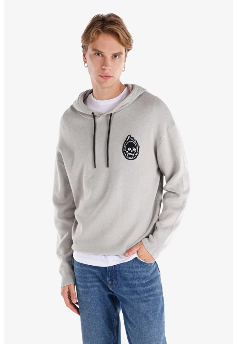 Hanorac regular fit cu design grafic