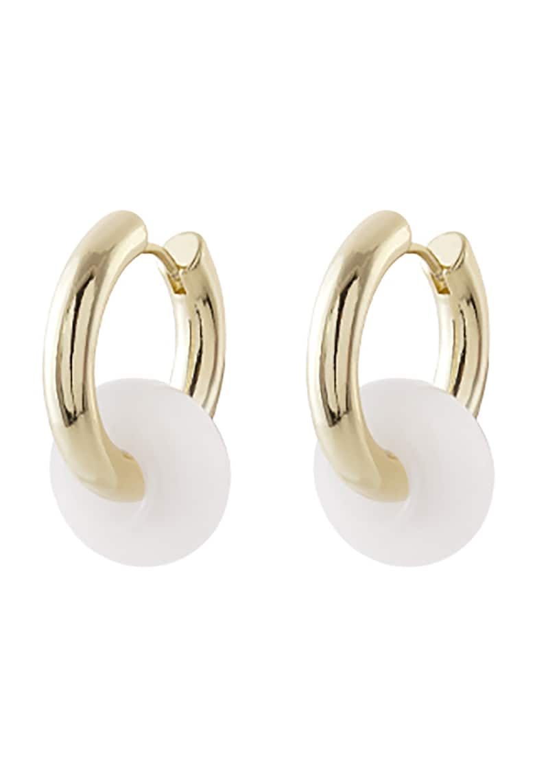 Cercei din aur de 18K cu agat