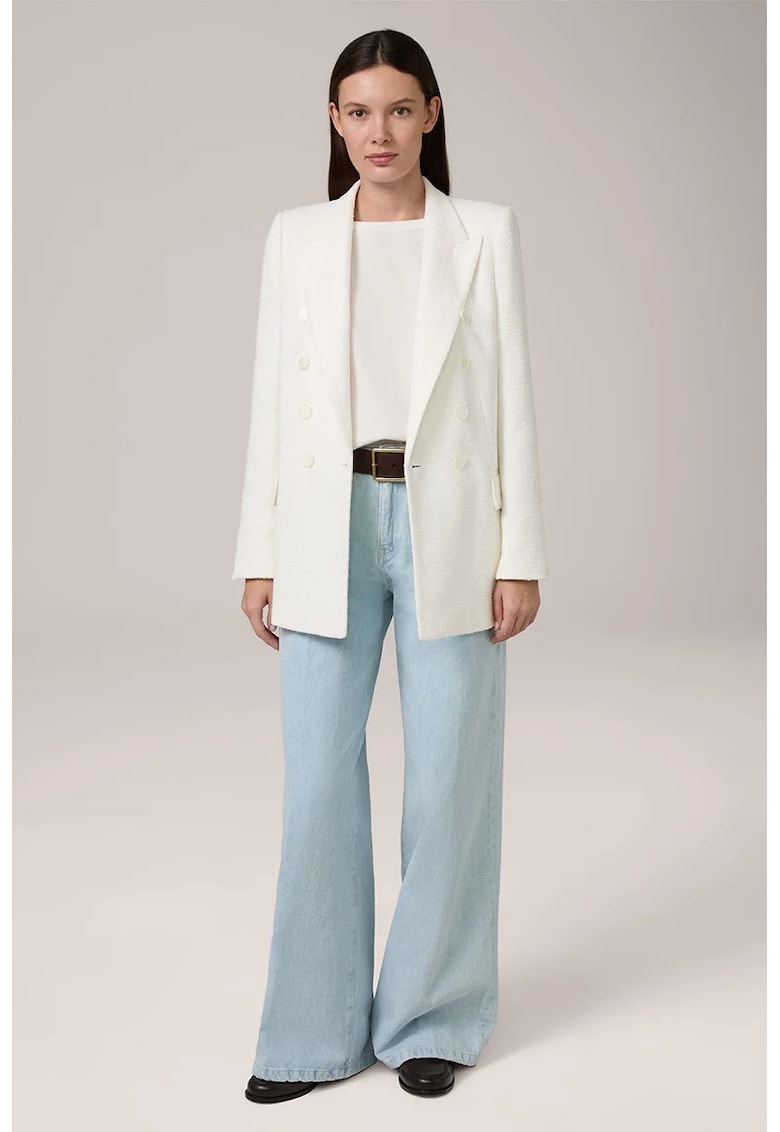 Blugi largi cu talie inalta Blugi largi cu talie inalta