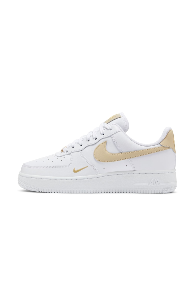 Pantofi sport femei Air Force 1 '07 Essential - piele naturală - alb - Alb