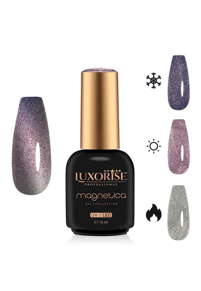 Oja Semipermanenta MAGNETICA - ThermoCharm - Grape Glint 10ml