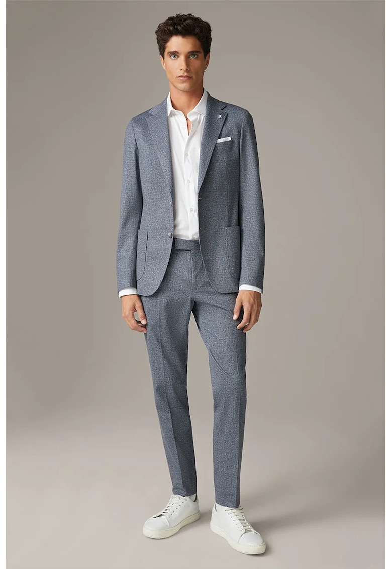 Pantaloni regular fit cu buzunare frontale STR1 - Gri