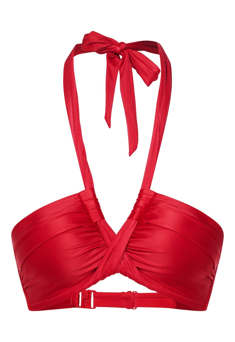 Sutien top push-up bandeau Rosu Truffle