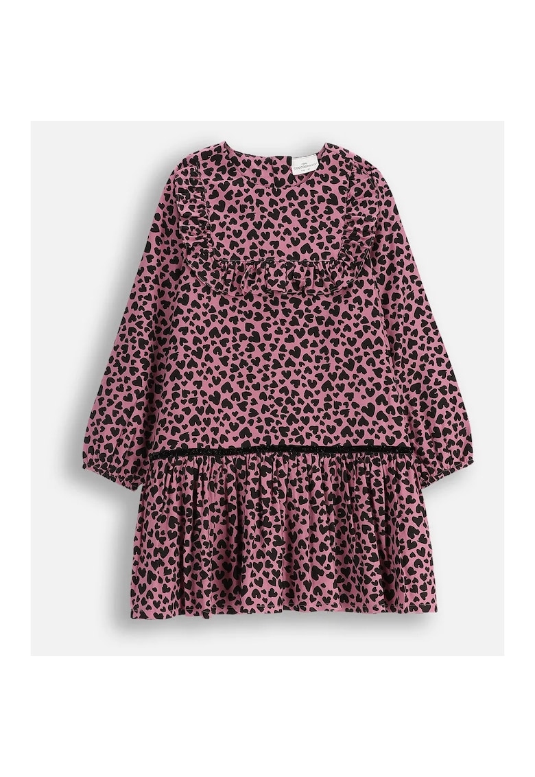 Coccodrillo Rochie cu imprimeu cu inimioare