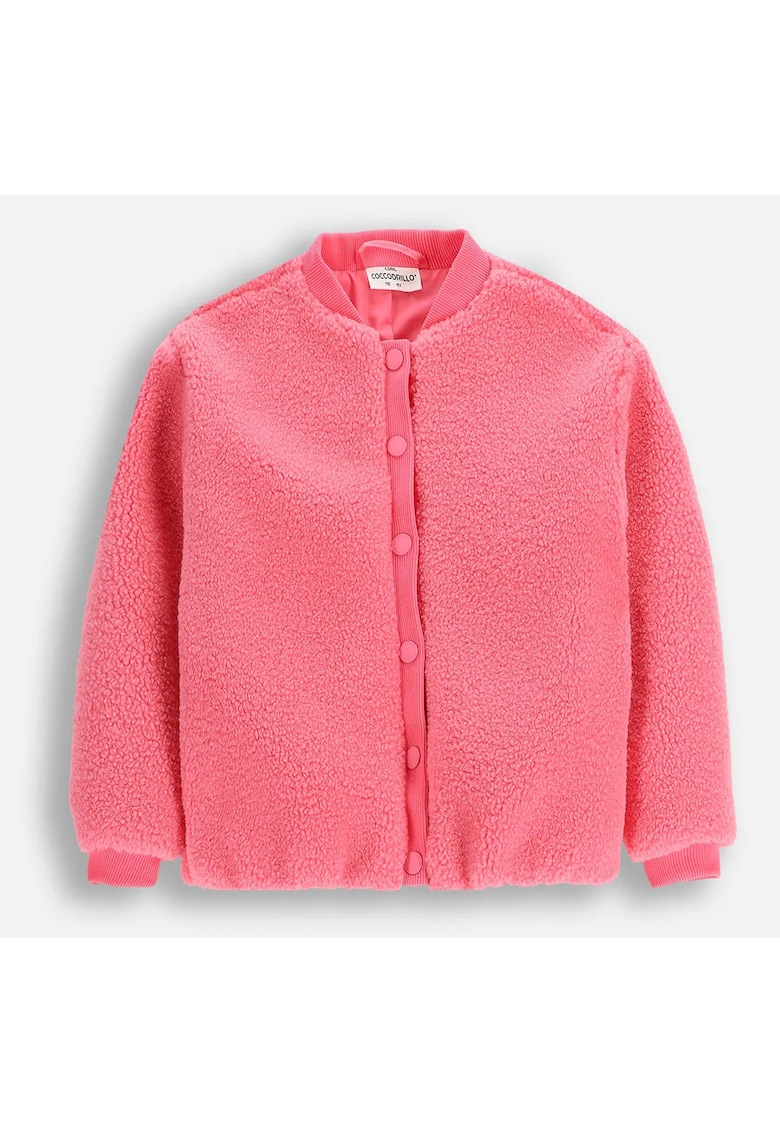 Jacheta bomber din material teddy -