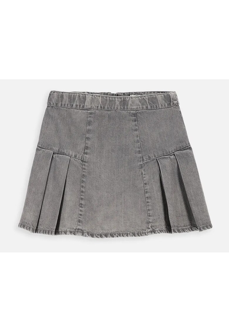 Fusta plisata din denim