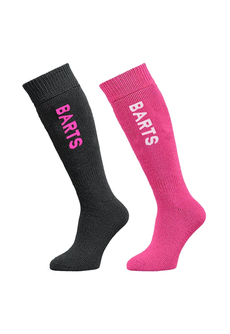 Set de sosete lungi cu logo - 2 piese