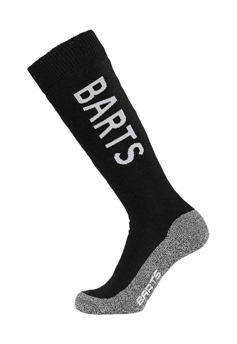 Sosete mid-calf unisex din amestec de lana cu logo pentru ski