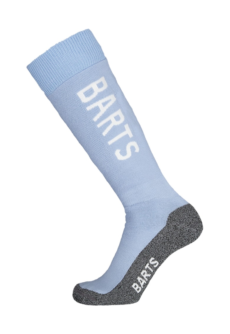 Sosete mid-calf unisex din amestec de lana cu logo pentru ski