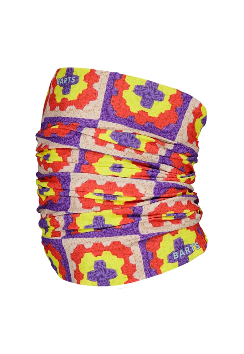 Guler din fleece cu model circular