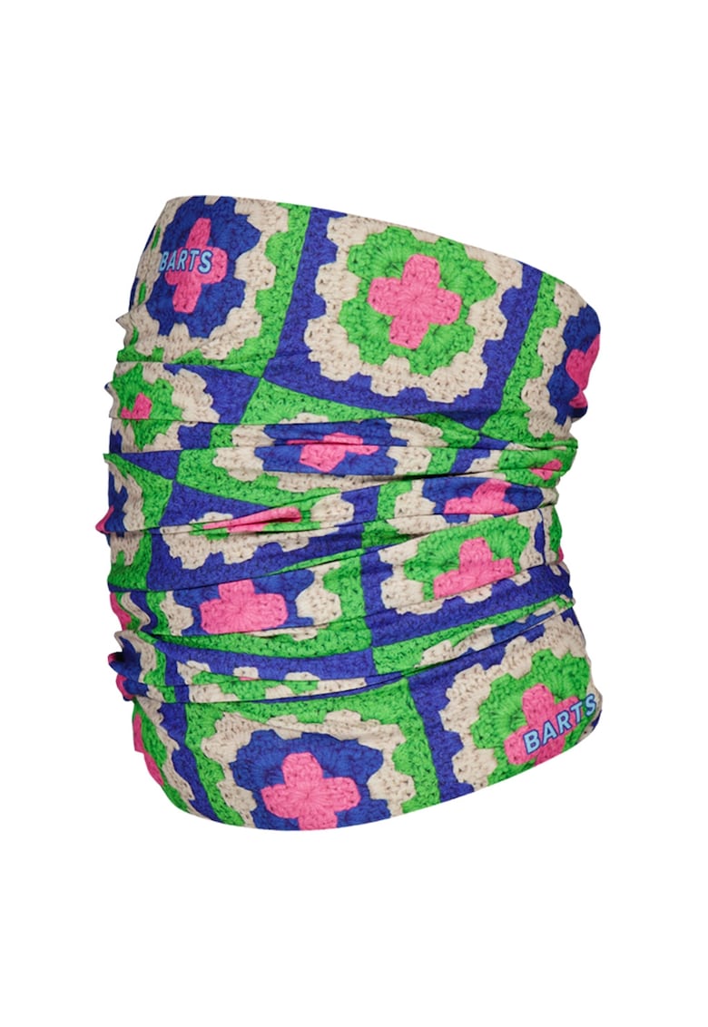 Guler din fleece cu model circular