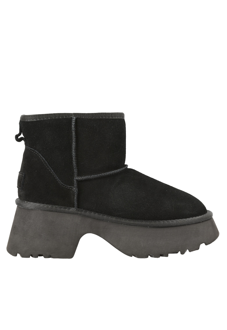 Ghete sport - dama - D113-7 - negru - piele intoarsa - Negru