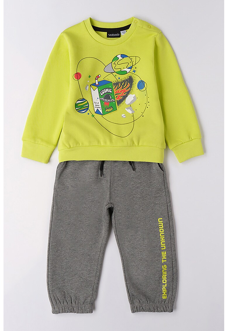 Trening de bumbac cu imprimeu spatial