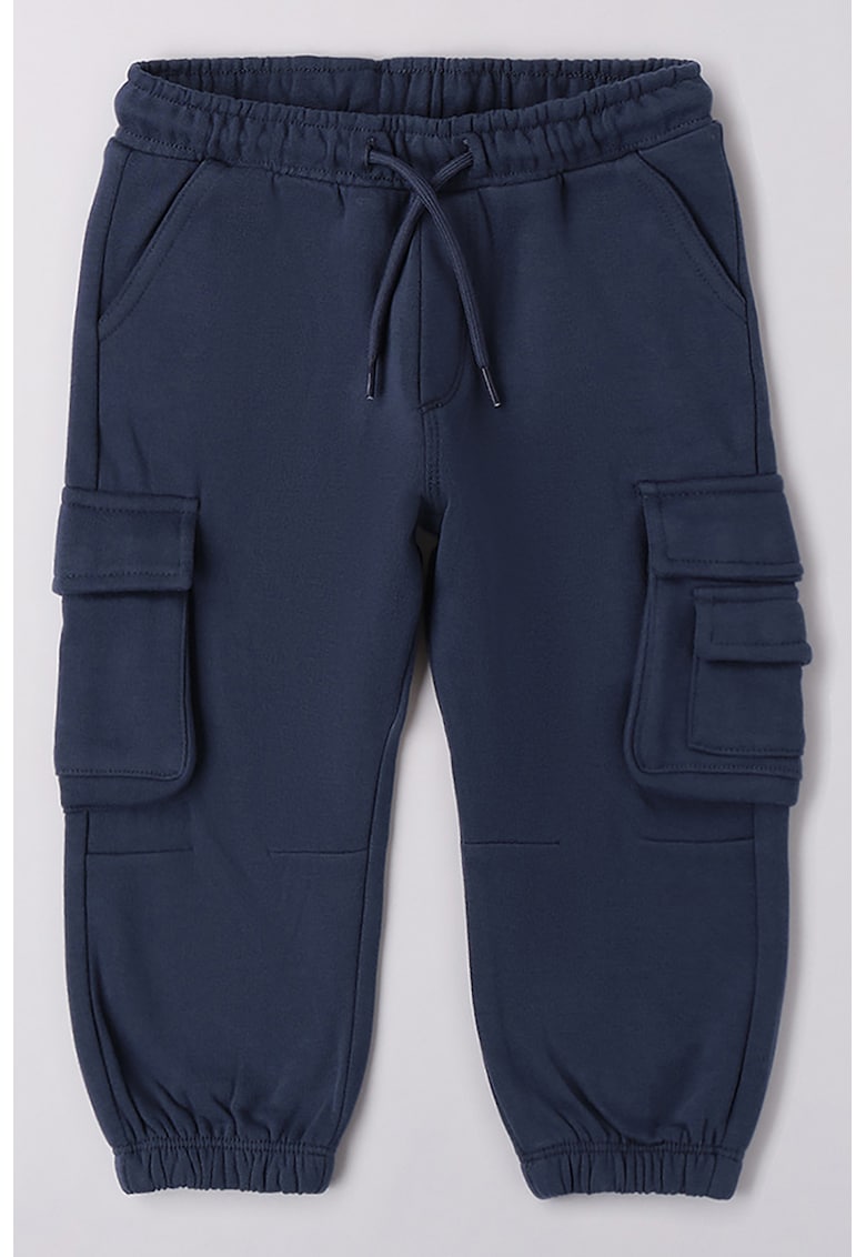 Pantaloni jogger cargo cu snur