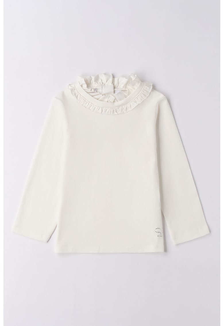 Bluza cu guler cu volane