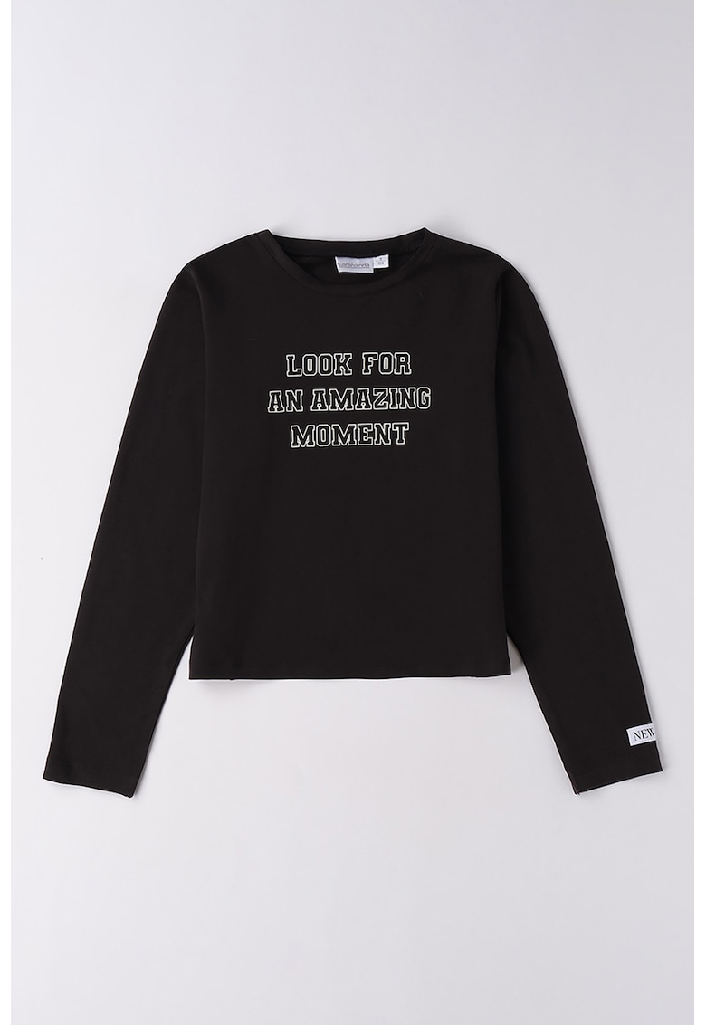 Bluza cu imprimeu text