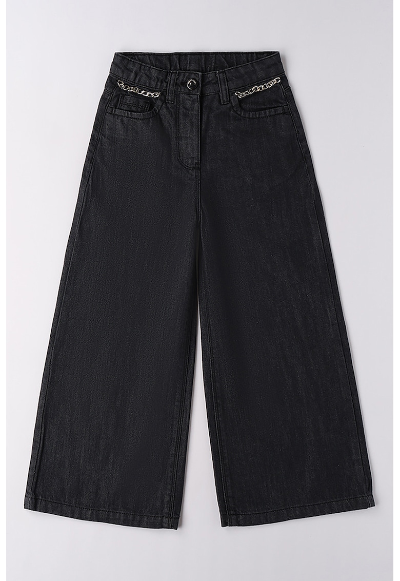 Blugi cu croiala ampla - Negru