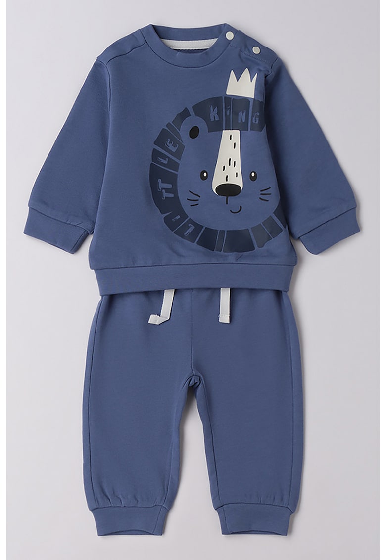 Set de bluza de trening din bumbac si pantaloni de trening - 2 piese